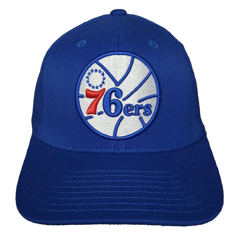 Philadelphia 76ers Mitchell & Ness NBA Redline Snapack Cap Hat Medium-Large New